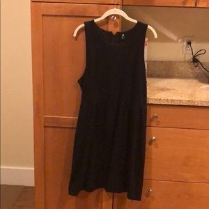 J. Crew black polka dot dress